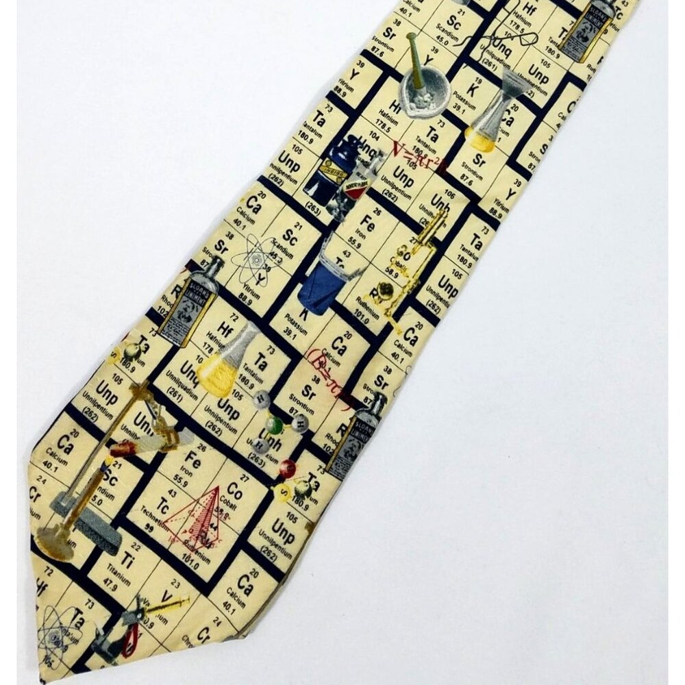 Periodic Table Science Themed Necktie By Artifacts